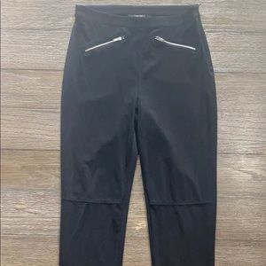 Black Suede Leggings Sz M